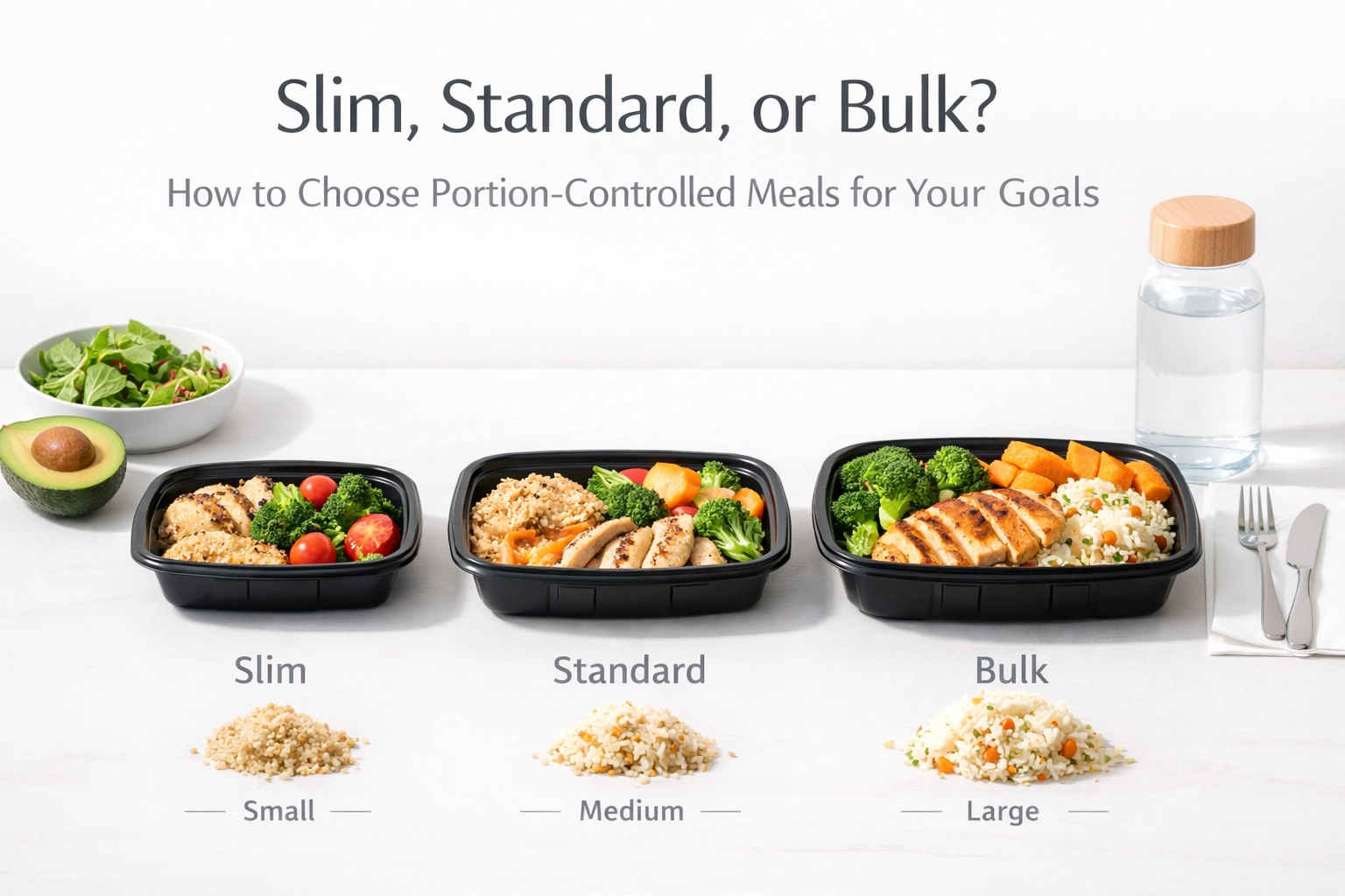 Slim, Standard, or Bulk? How to Choose Portion-Controlled Meals for Your Goals